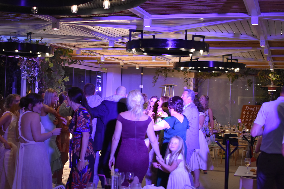Amazing Wedding in Santorini Santorini Wedding DJ